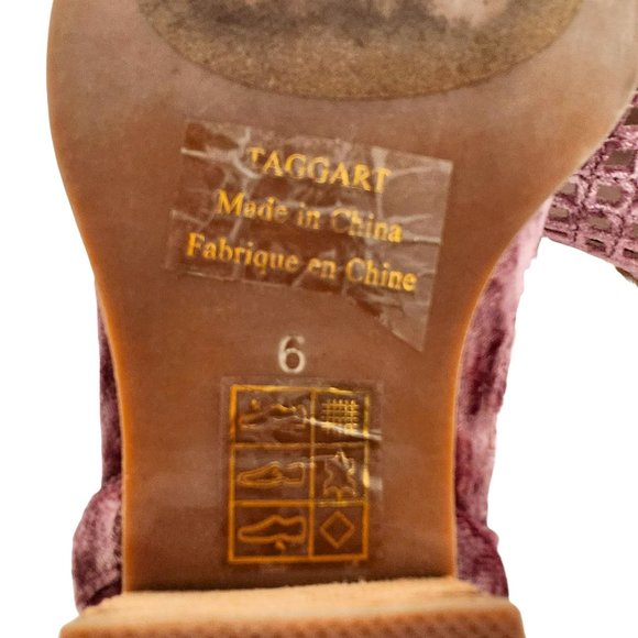 Jeffrey Campbell Taggart Women's Ankle Booties Pink Crushed Velvet Size 6 - Picture 10 of 10